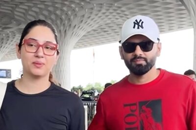 Watch: Rahul Vaidya Leans On Wife Disha Parmar For Support At Airport Amid Dengue Battle