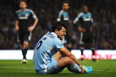 Aguero hoping to be fit before crucial Arsenal tie