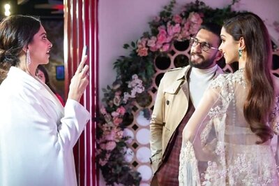 Deepika Padukone Takes Picture of Ranveer Singh with Her Wax Statue in This Throwback Snap