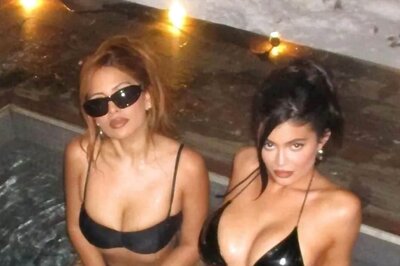 Kylie Jenner Enjoys Midnight Swim In Skimpy Black Bikini With Friend, Strikes Sensuous Poses; See Pics