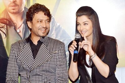 Irrfan makes work atmosphere very relaxed: Aishwarya Rai
