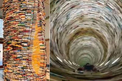 In Prague’s Municipal Library, The Secret Infinity Tower Amuses Visitors With Its Optical Illusion