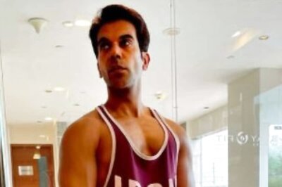 Rajkummar Rao Flaunts Muscles, Urges Fans to Work Hard on Fitness