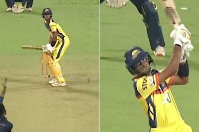 Rahul Dravid's Son Samit Hits a Massive Six in Maharaja Trophy T20 Match: WATCH