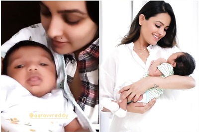 Anita Hassanandani Recites Gayatri Mantra for Newborn Son Aaravv, Watch Video
