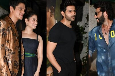 Jaane Jaan Premiere: Tamannaah Bhatia Cheers For Beau Vijay Varma, Kartik Aaryan, Arjun Kapoor Attend; Photos