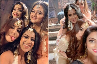 In Pics: Rashami Desai Spends Fun-filled Last Day on Naagin 4 Sets with Nia Sharma, Adaa Khan, Surbhi Jyoti