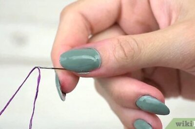 How to Tie Embroidery Floss to a Needle