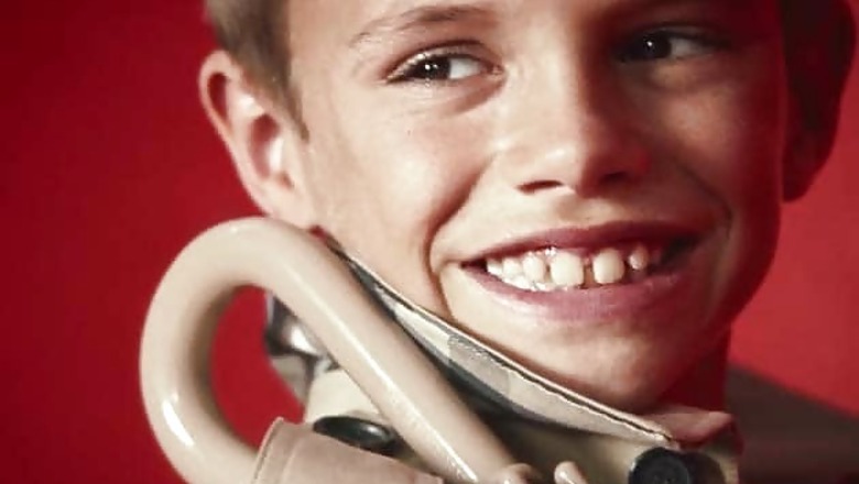Watch: Beckham's son Romeo models for Burberry