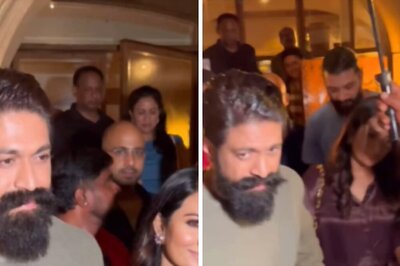 KGF Actor Yash Spotted On Dinner Date With Wife Radhika Pandit In Mumbai