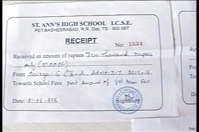 Protests in Hyderabad Against Fee Hike By Private Schools