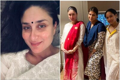 Kareena Kapoor Khan Sports Ethnic Look at Early Diwali Party, is in Love with Her Bindi