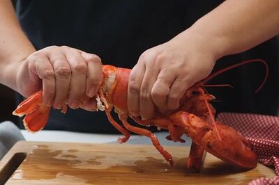 How to Get a Lobster Tail out of Its Shell