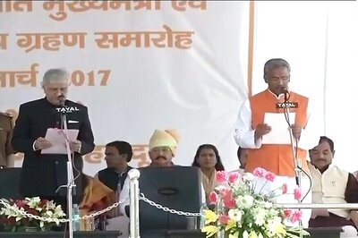 Trivendra Singh Rawat Sworn in as 9th Uttarakhand Chief Minister