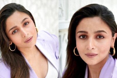 Alia Bhatt Looks Classy In Purple Blazer As She Promotes Brahmastra; Pics