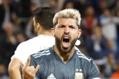 Sergio Aguero Back on Field for a Friendly Match