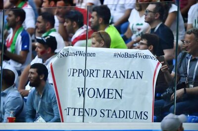 Iranian Women Attend First Football Match in 40 Years