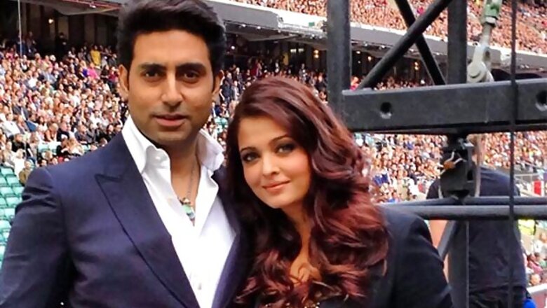 Snapshot: Abhishek and Aishwarya at the Chimes For Change concert