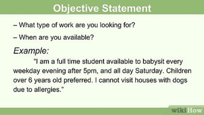How to Write a Resume for Babysitting