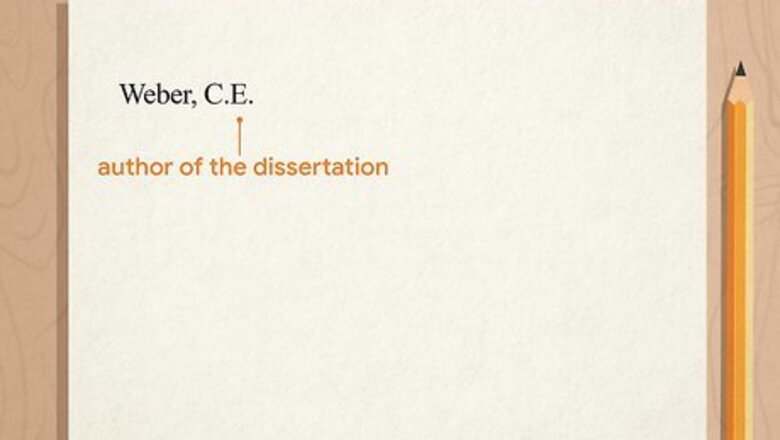 How to Cite a Dissertation in APA