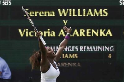 Serena Williams advances to Wimbledon final