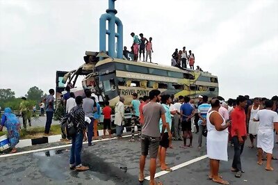 Double Decker Bus From Bihar To Delhi Hits A Pole, Driver Killed