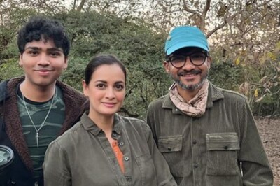 Dia Mirza Enjoys Jungle Safari With Husband Vaibhav Rekhi And Son Avyaan
