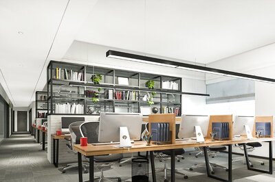 How Nude And Grey Palette Can Make Your Office Look Brighter With Natural Light