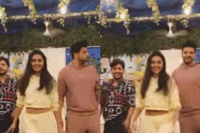 Tejasswi Prakash, Karan Kundrra, Nishant Bhat Hop on Viral Dance Trend; Watch Video