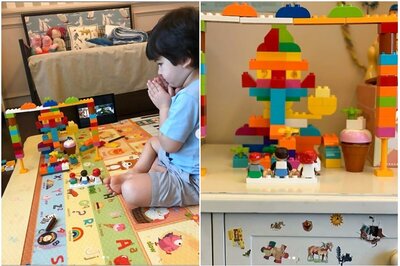 Taimur Ali Khan Builds Lego Idol for Ganesh Chaturthi, Kareena Kapoor Khan Shares Photo