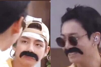 BTS: Jungkook Giggles As He Pastes Fake Mustache on Kim Taehyung, Leaves Taekook Fans In Splits