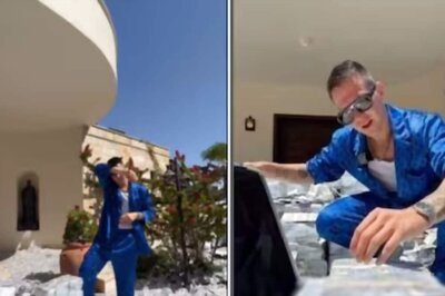 Watch: Instagram Influencer Throws Millions In Cash Outside His Home