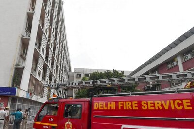 Fire at Eye Hospital in Delhi's Lajpat Nagar, 12 Fire Tenders at Spot