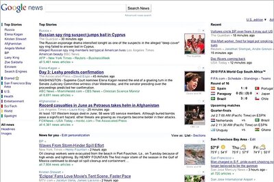 Google News now with a personal touch