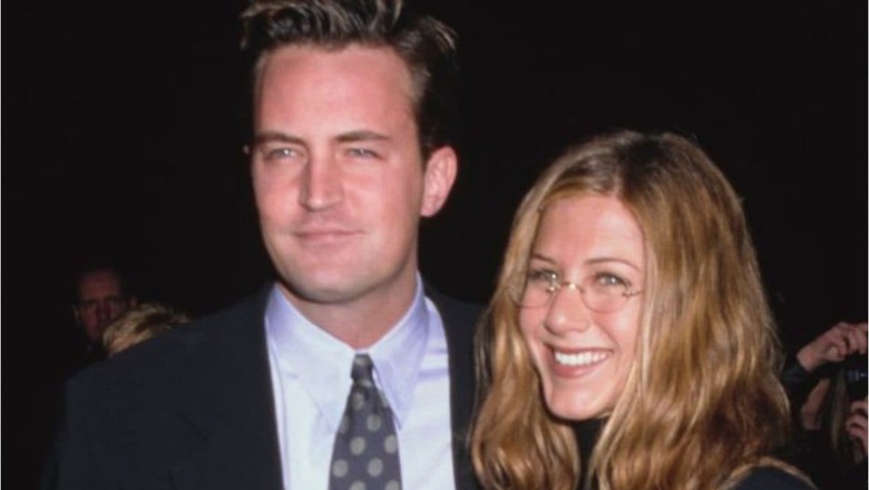 Matthew Perry Had Crush on Friends Co-Star Jennifer Aniston: 'She Married Brad Pitt & I Thought...'