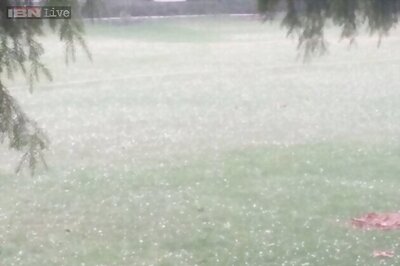 Heavy rains, hailstorms bring relief to Delhi-NCR