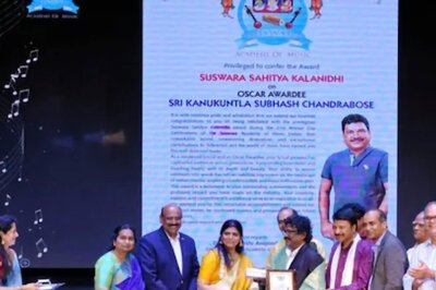 Lyricist Chandrabose And Music Composer RP Patnaik Felicitated In Dallas