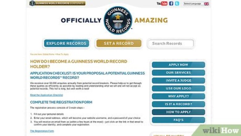 How to Enter a Guinness Book of Records Entry