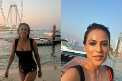 Sexy! Nia Sharma Turns Up The Heat In A Black Monokini As She Flaunts Her Curves; See Hot Photos
