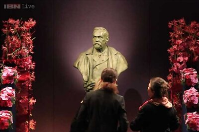 Alfred Nobel's will on display for first time in Stockholm