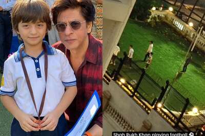 Shah Rukh Khan Enjoys Football With AbRam Khan, Aryan Khan in Mannat; Inside Video Goes Viral