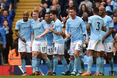 Manchester City Celebrate Title by Pumping in Five Past Swansea