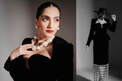 Sonam Kapoor Shows Why She Is A Style Icon, Opts For A Pearl Encrusted Flexible Cage Skirt