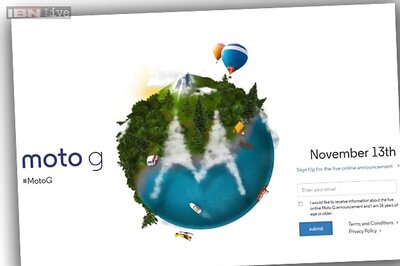 Motorola Moto G smartphone to be launched today, likely to be available starting Nov 14