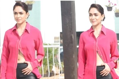 Mrunal Thakur’s Unbuttoned Shirt Look During Jersey Promotion Sparks Fiery Comments