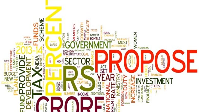 Word clouding P Chidambaram's Union Budget 2013-14 speech