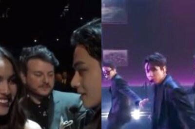 Grammys 2022: V Flirts with Olivia Rodrigo to Kick Off BTS' James Bond-Themed Butter Performance, Watch