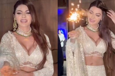 Sexy! Sherlyn Chopra Flaunts Cleavage In A Plunging Neckline Choli For Diwali, Hot Video Goes Viral