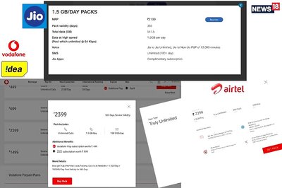 The 365 Days Validity Prepaid Recharge Battle: Reliance Jio Vs Airtel Vs Vodafone Idea