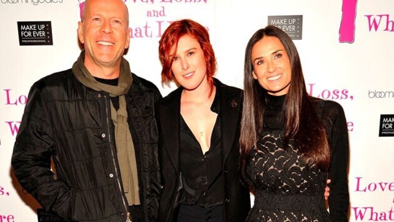Bruce angry with daughters for leaving Demi alone